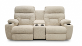 Spectator Power Reclining Loveseat w/Console