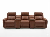 Boston Power Reclining Modular 3 seater Sofa w/Cup Holder,Wireless Charger & Headrest Adjustment