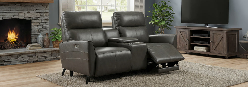 Reclining Loveseats with Console