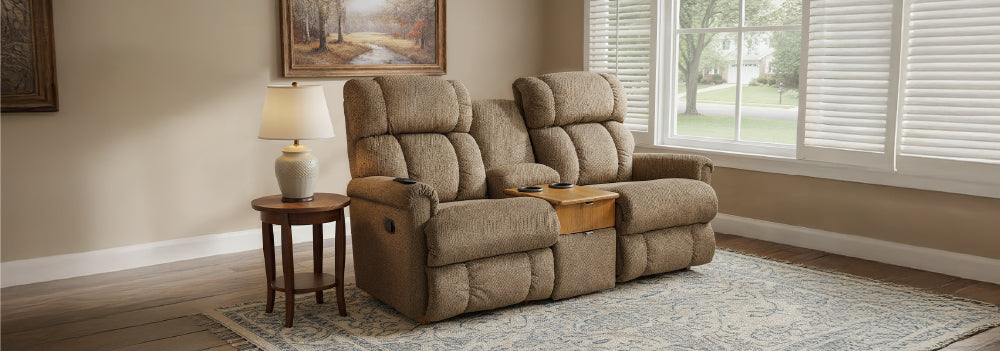 Power Loveseats with Console