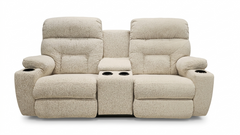 Spectator Power Reclining Loveseat w/Console