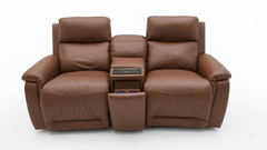 Boston Power Reclining Loveseat w/Cup Holder,Wireless Charger & Headrest Adjustment