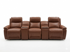 Boston Power Reclining Modular 3 seater Sofa w/Cup Holder,Wireless Charger & Headrest Adjustment