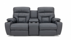 Spectator Power Reclining Loveseat w/Console