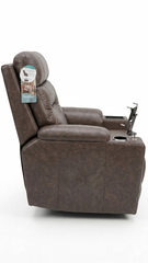 Neo Power Rocking Recliner w/ Headrest & Lumbar