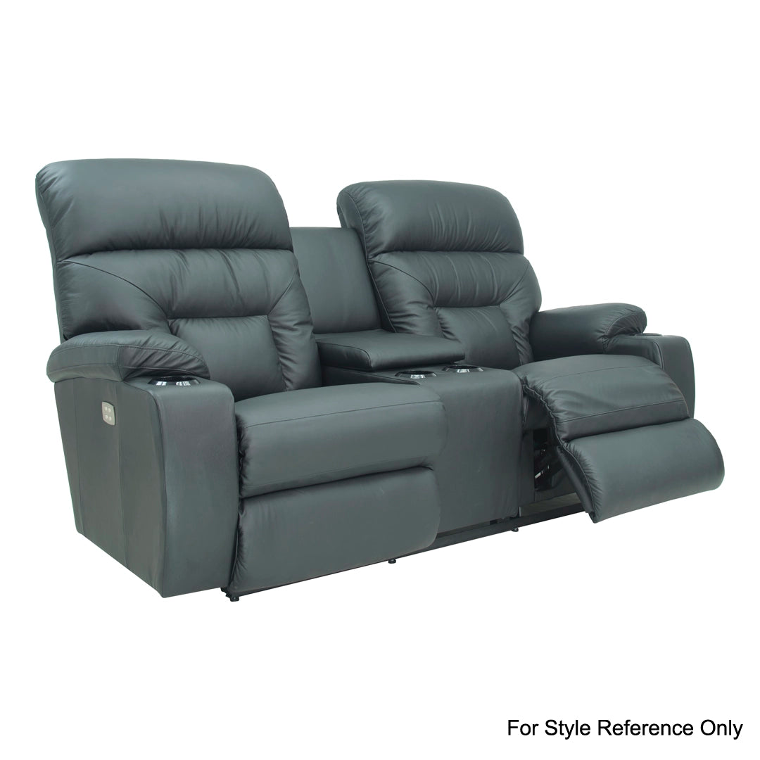 Spectator Power Reclining Loveseat w/Console